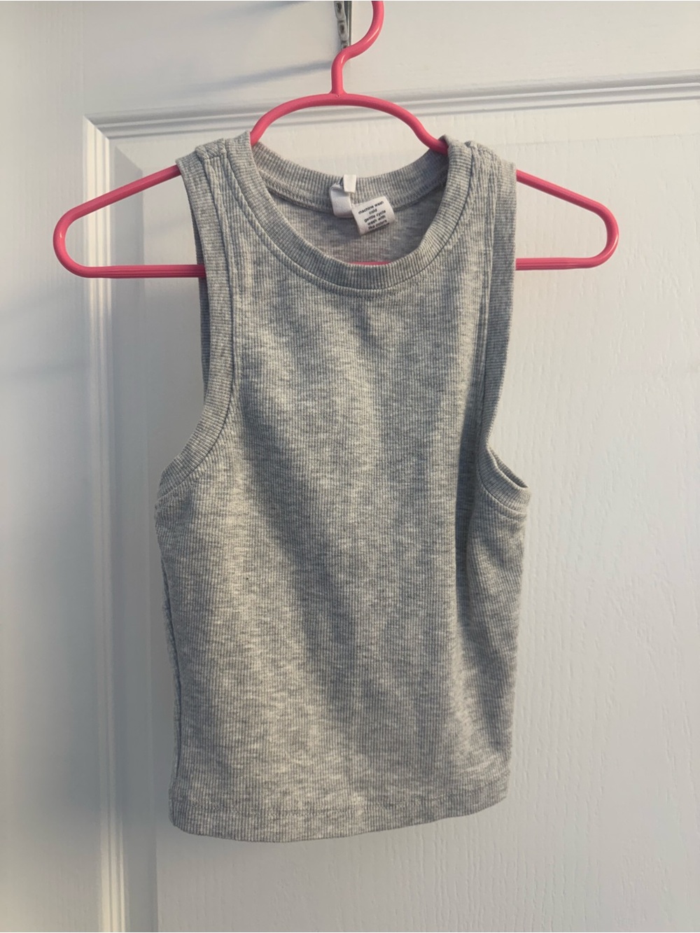 Tilly’s Grey Ribbed Tank Top- juniors XXS